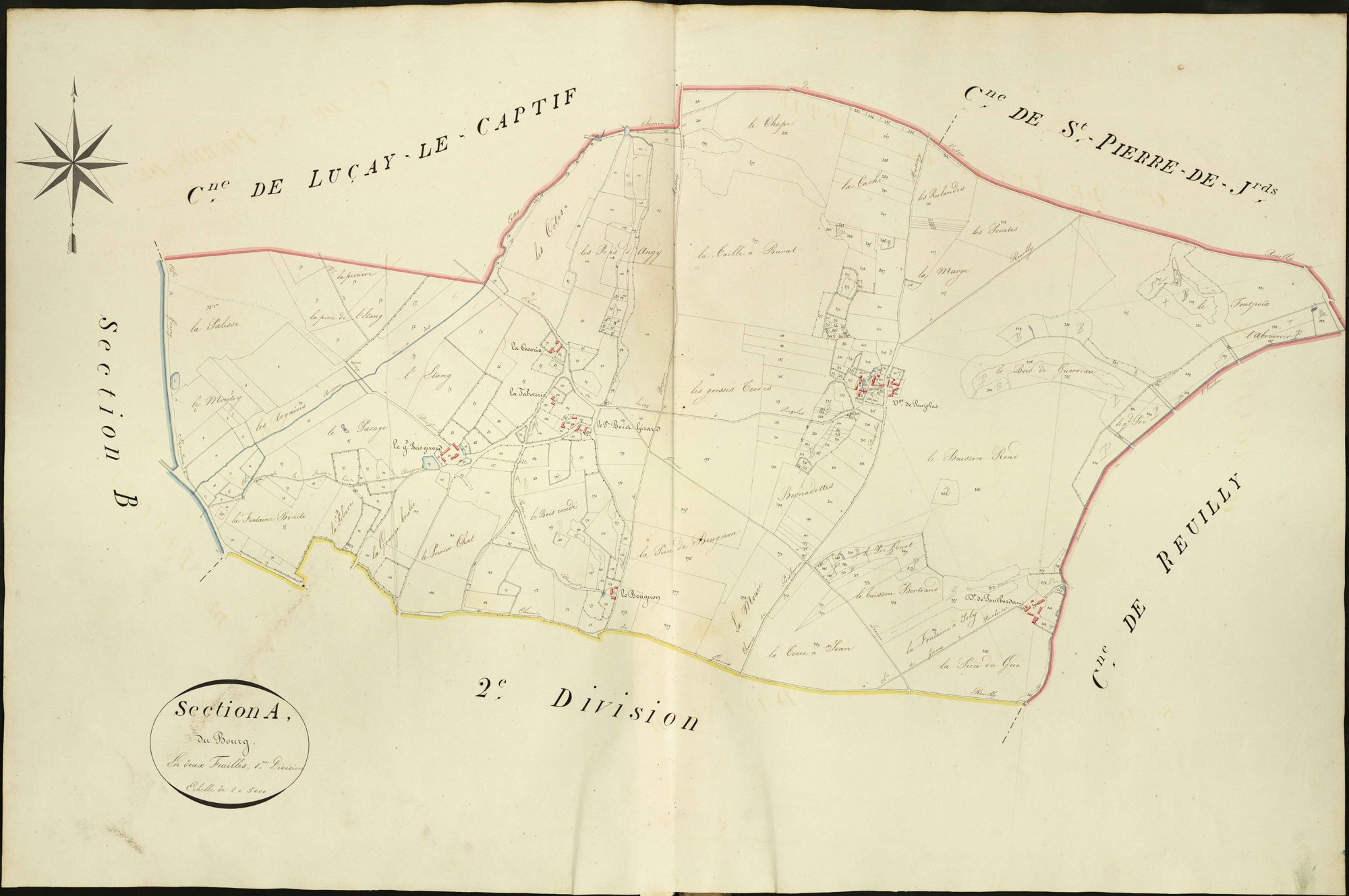 Giroux - Section A1, dite du Bourg.