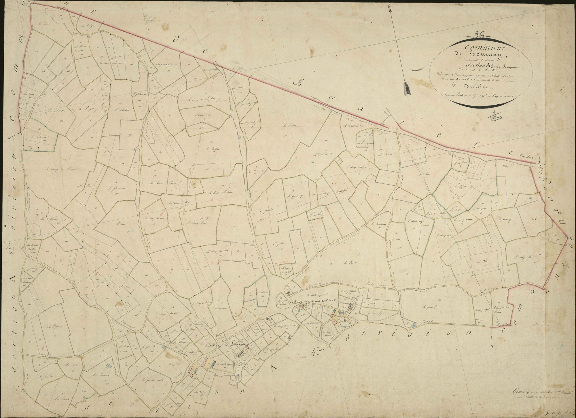 Gournay - Section A1, dite de Pont Gontran.