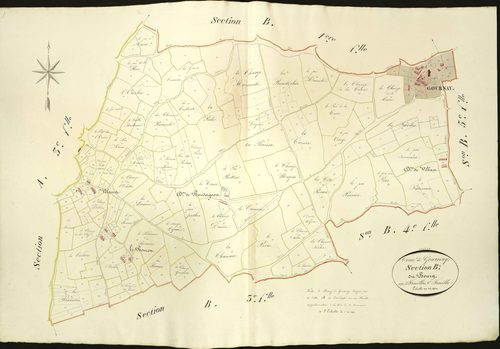 Gournay - Section B2, dite du Bourg.