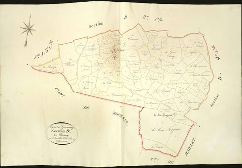 Gournay - Section B3, dite du Bourg.