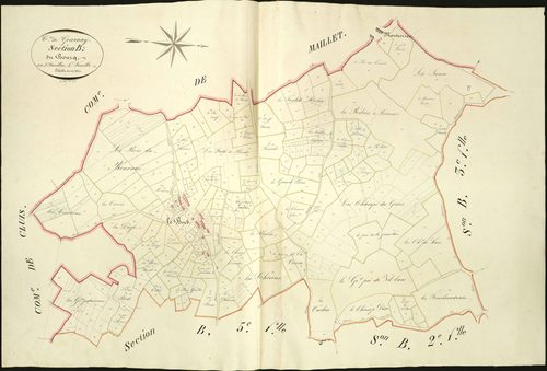 Gournay - Section B4, dite du Bourg.