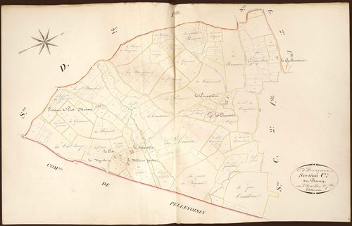 Heugnes - Section C3, dite du Bourg.