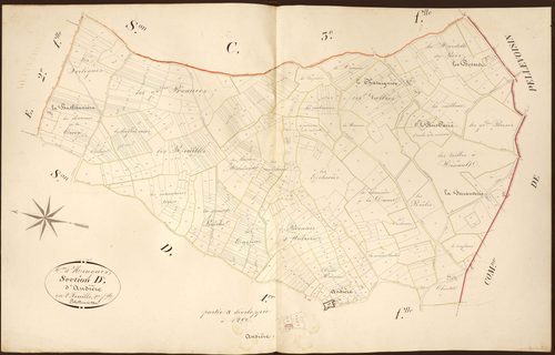 Heugnes - Section D2, dite d'Audière.