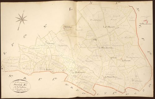 Heugnes - Section E2, dite de la Tuilerie.