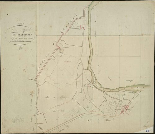 Ingrandes - Section B2, dite de Beauregard.