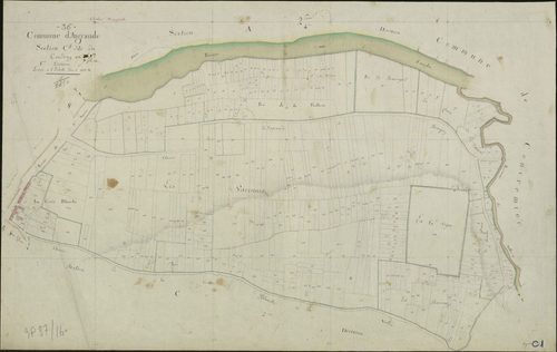 Ingrandes - Section C1, dite du Coudray.
