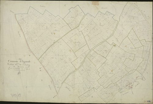 Ingrandes - Section C4, dite du Coudray.
