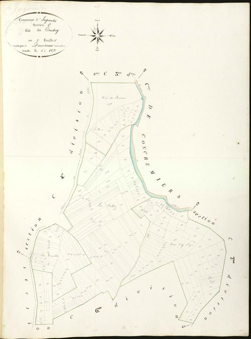 Ingrandes - Section C5, dite du Coudray.