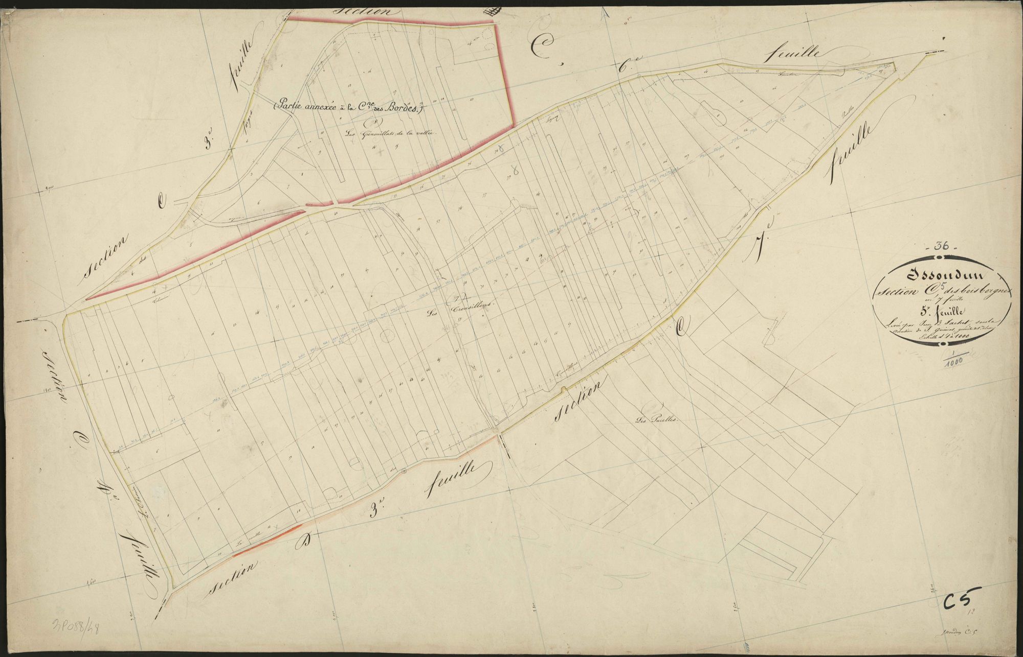 Issoudun - Section C5, dite des Bois Borgnes.