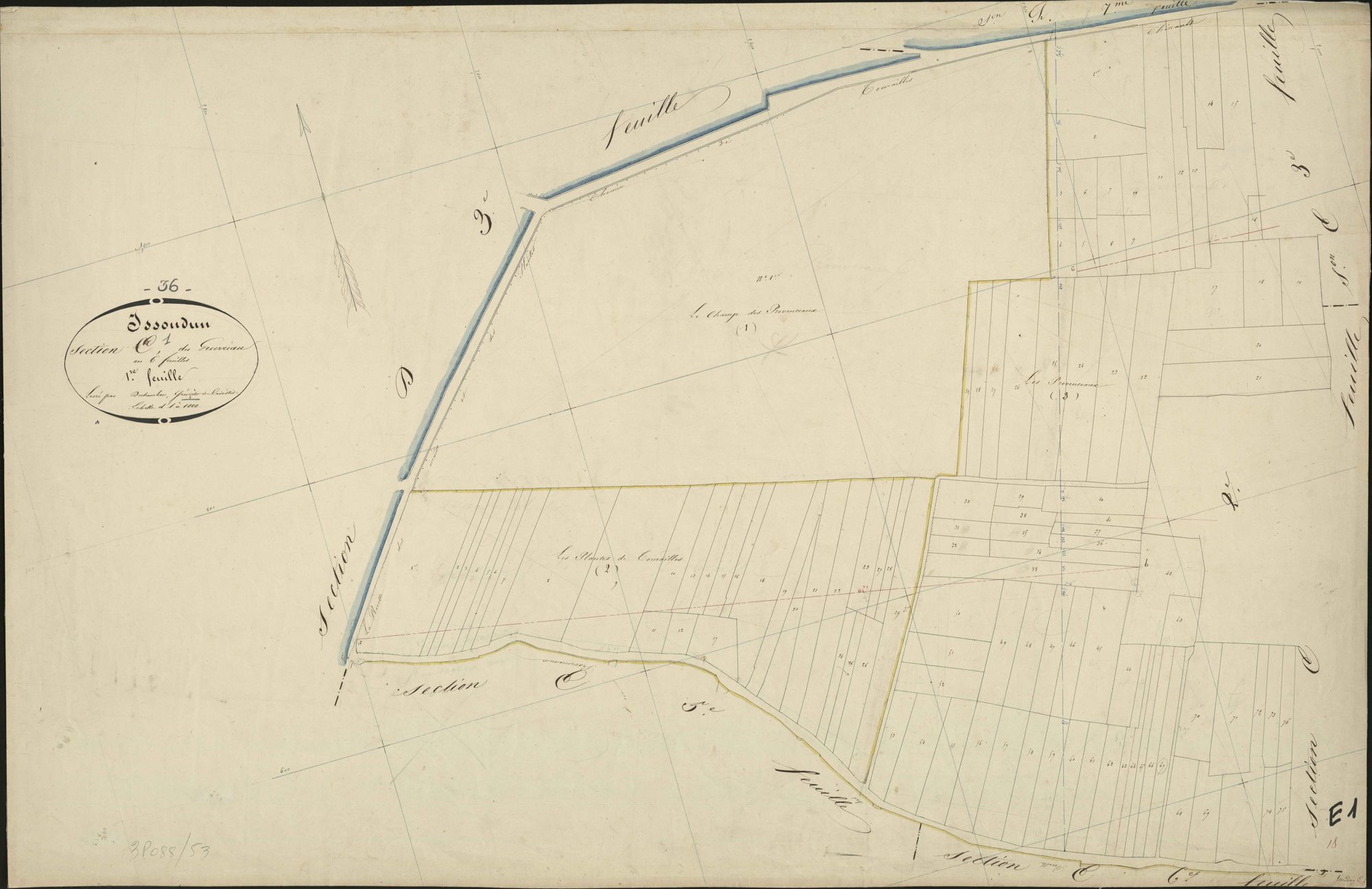 Issoudun - Section E1, dite du Guerriau.
