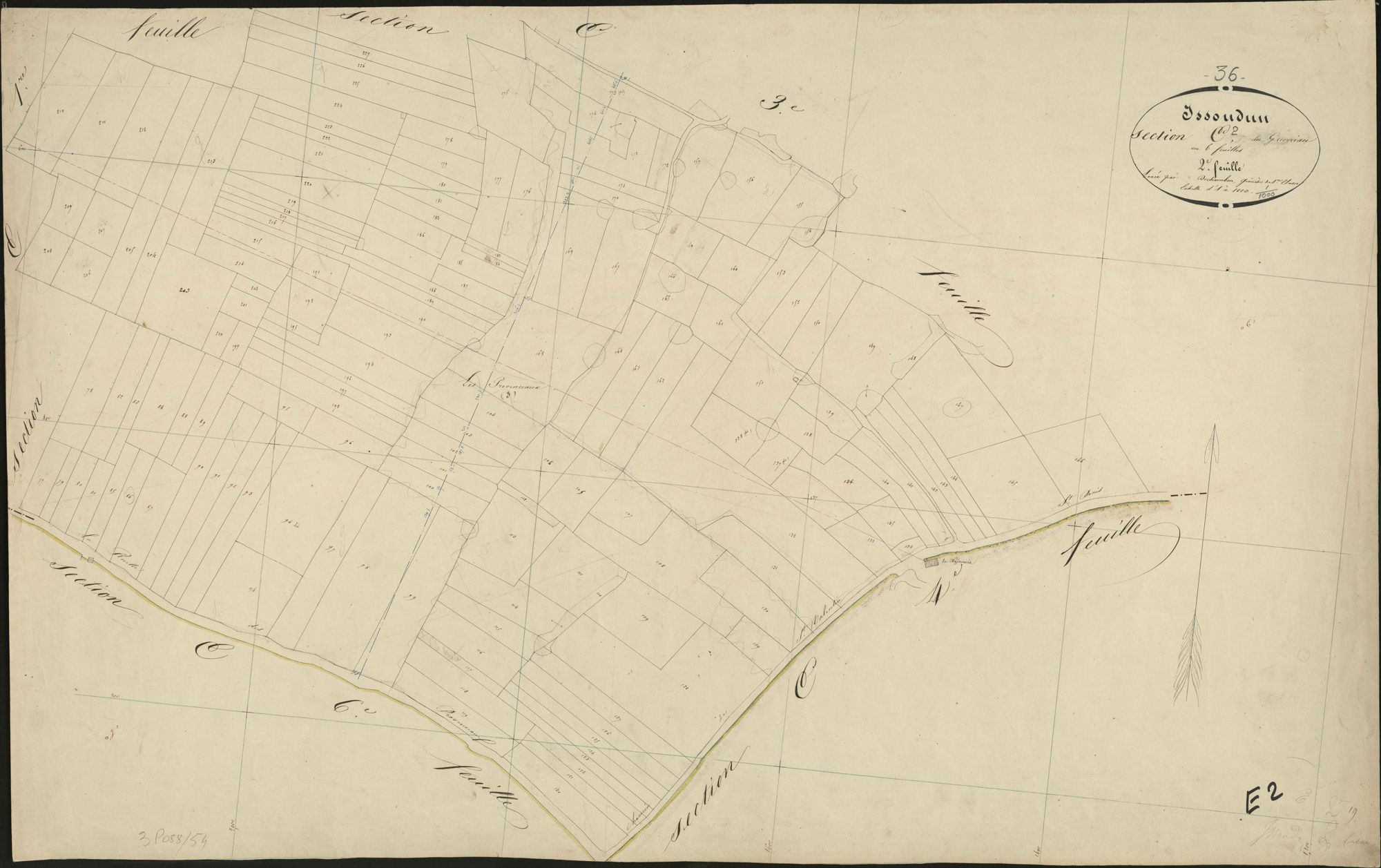 Issoudun - Section E2, dite du Guerriau.