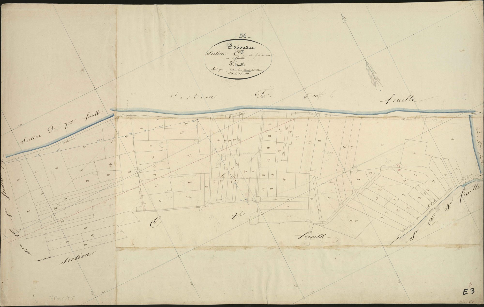 Issoudun - Section E3, dite du Guerriau.