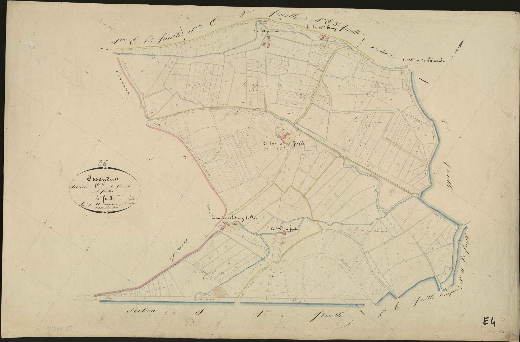 Issoudun - Section E4, dite du Guerriau.