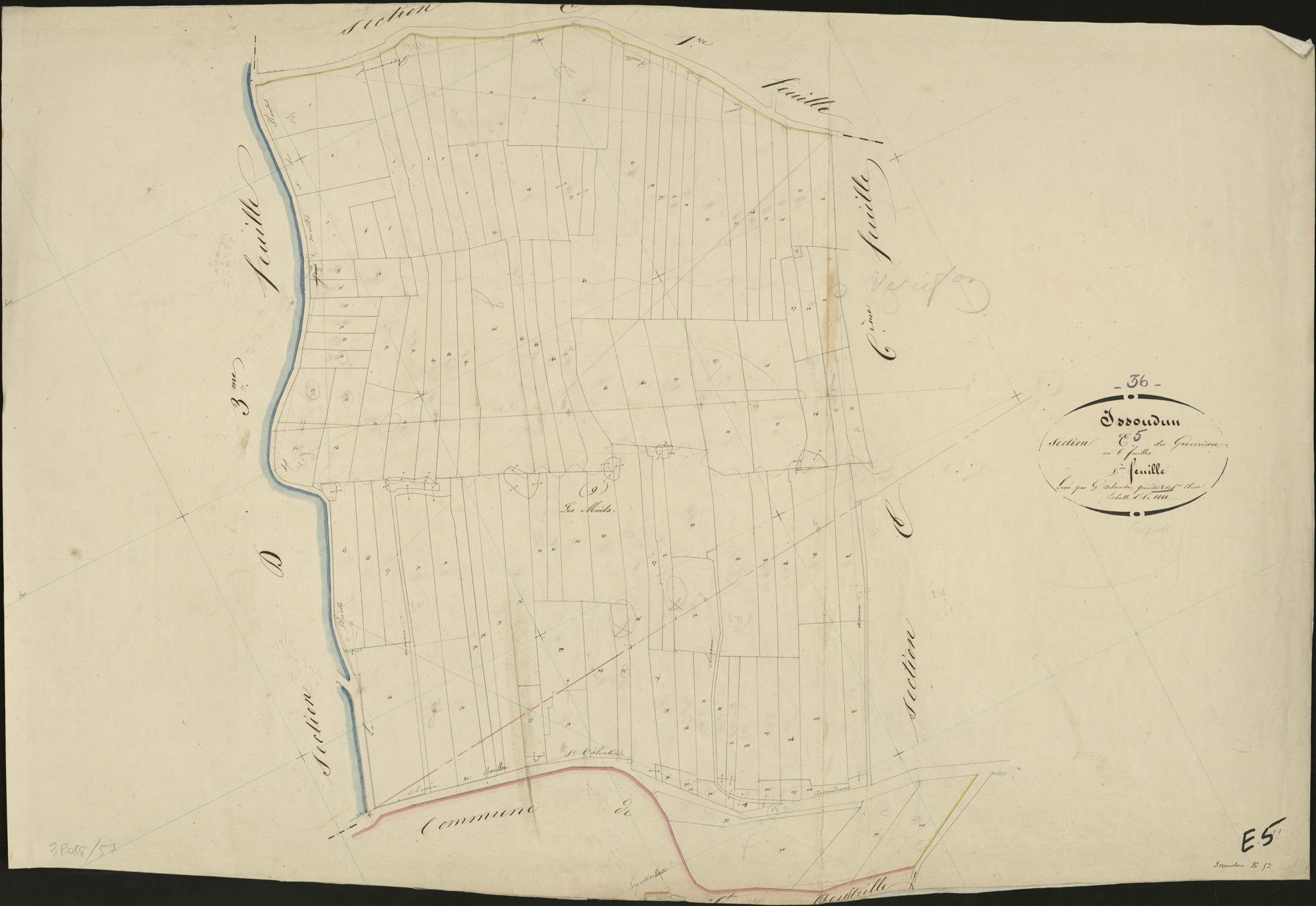 Issoudun - Section E5, dite du Guerriau.