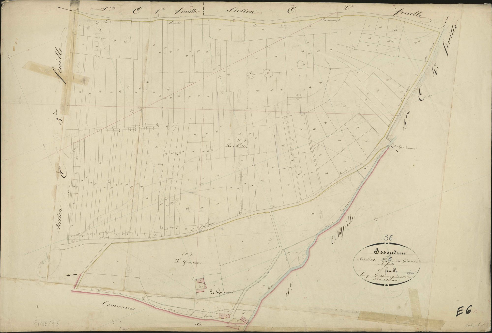 Issoudun - Section E6, dite du Guerriau.