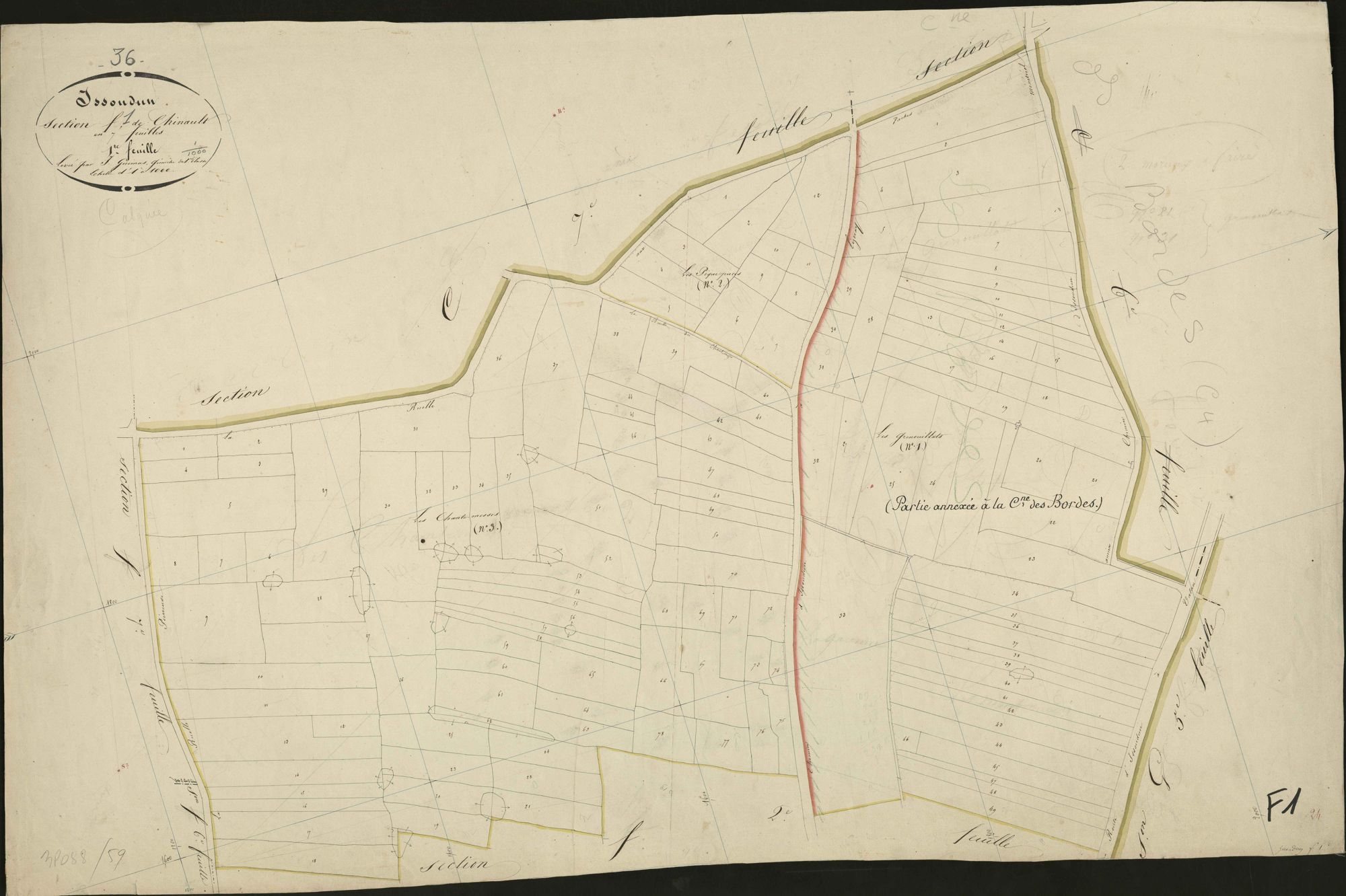 Issoudun - Section F1, dite de Chinault.
