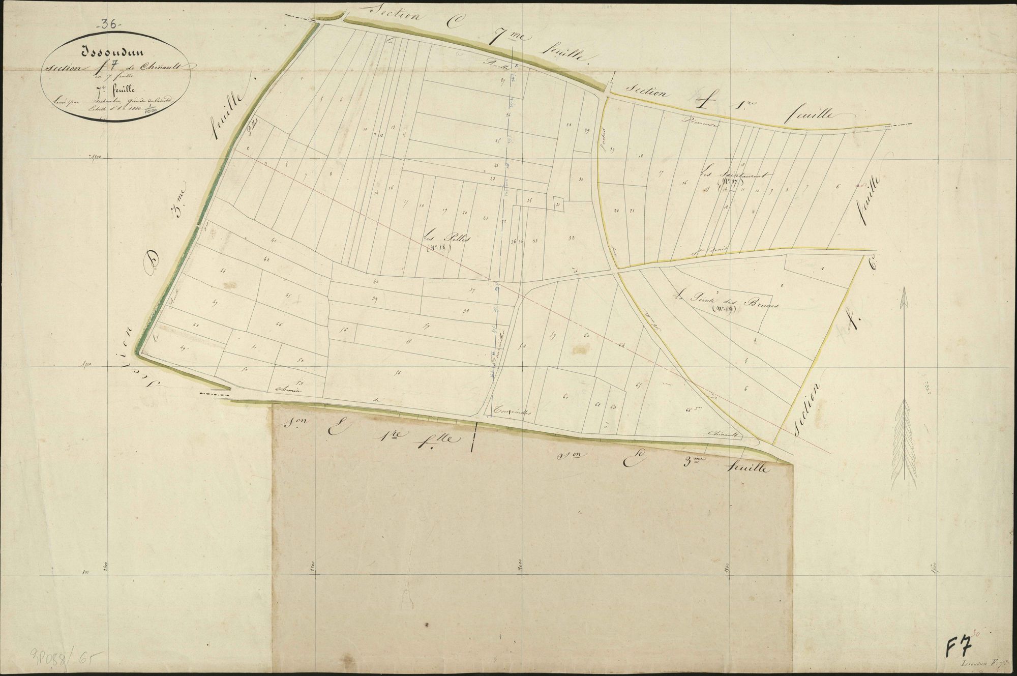 Issoudun - Section F7, dite de Chinault.