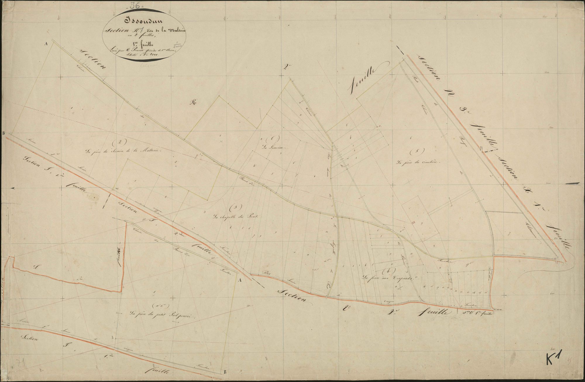 Issoudun - Section K1, dite de la Malterie.