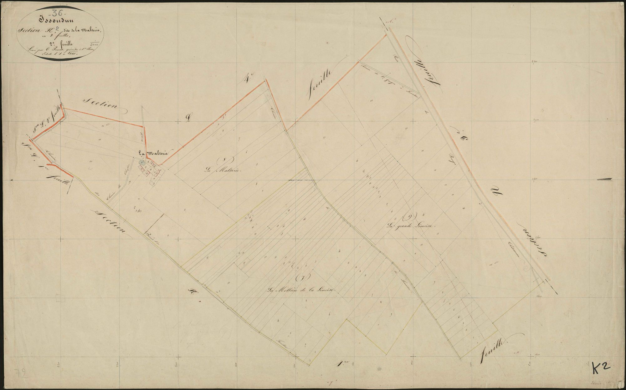 Issoudun - Section K2, dite de la Malterie.