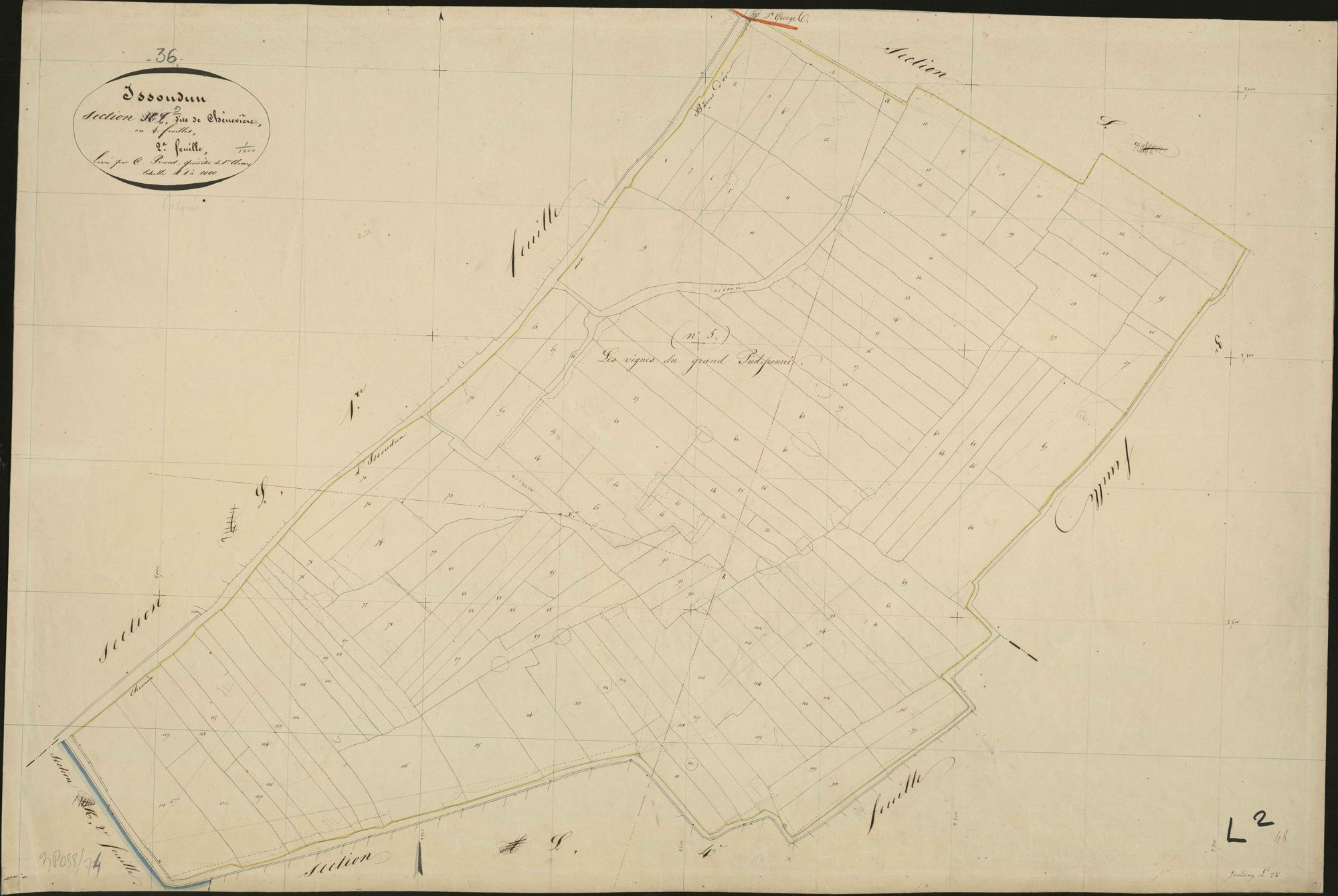 Issoudun - Section L2, dite de Chenevière.