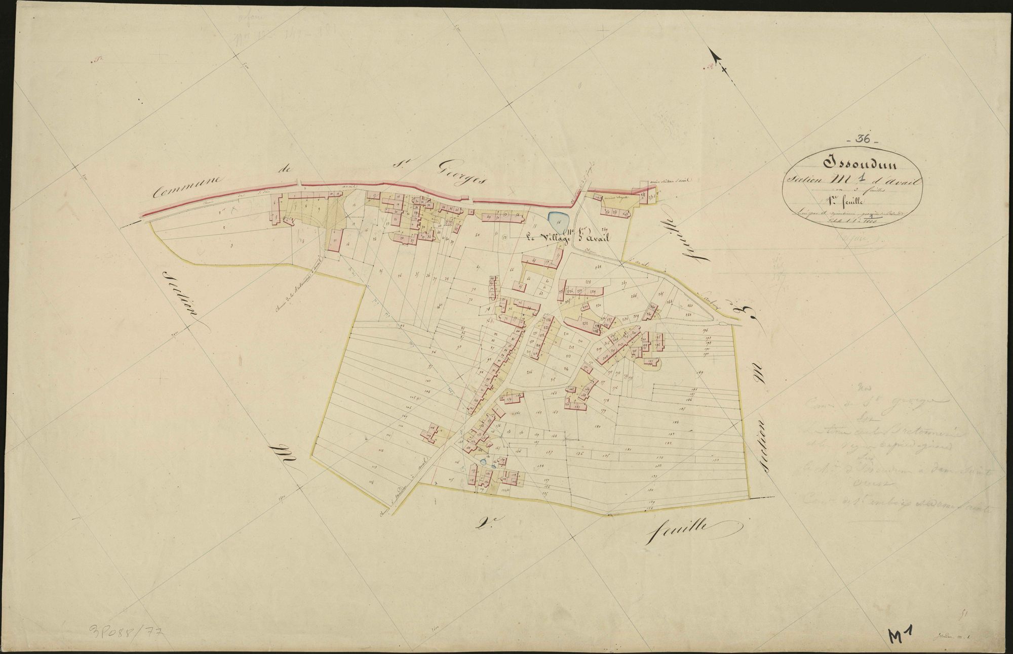 Issoudun - Section M1, dite d'Avail.