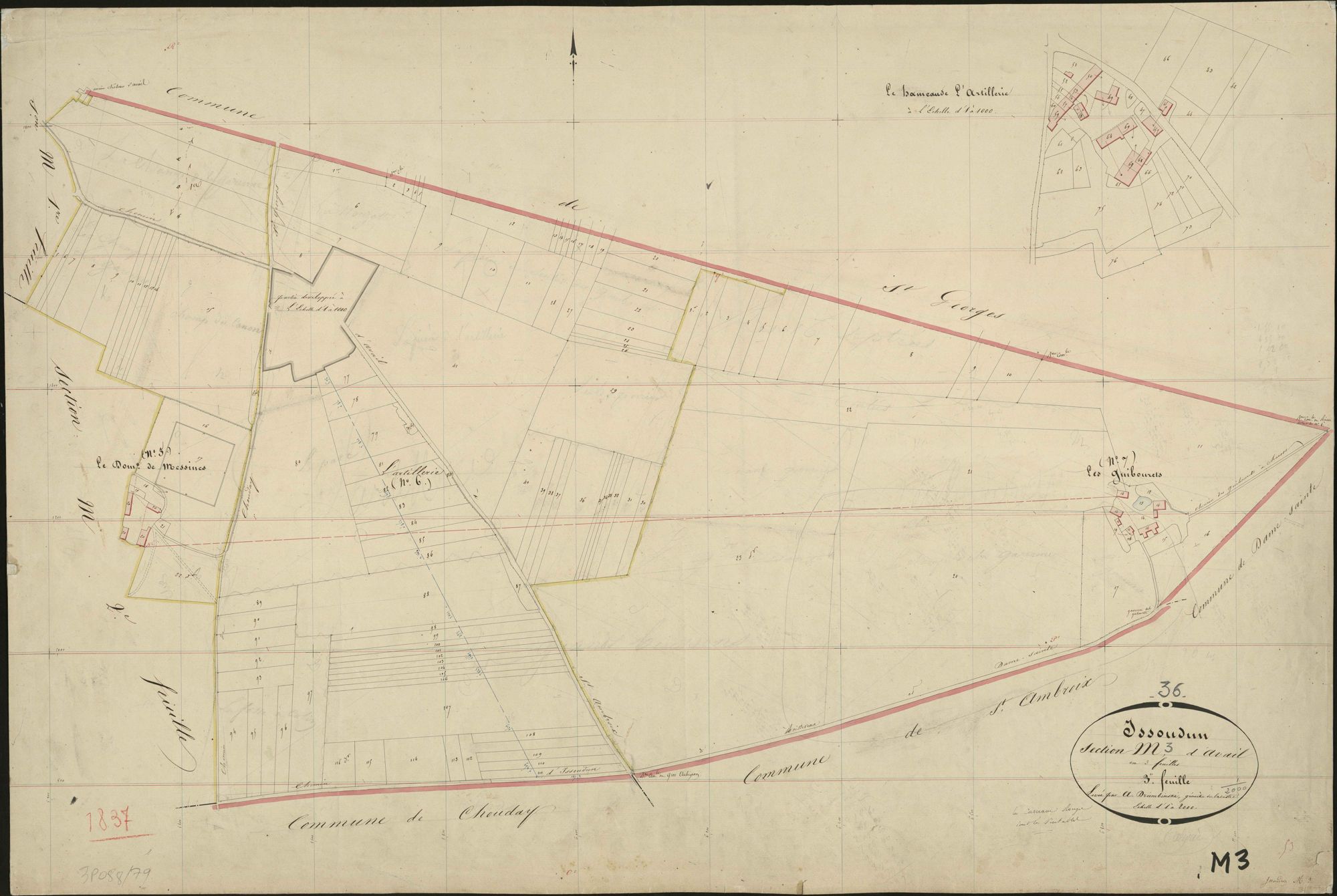 Issoudun - Section M3, dite d'Avail.