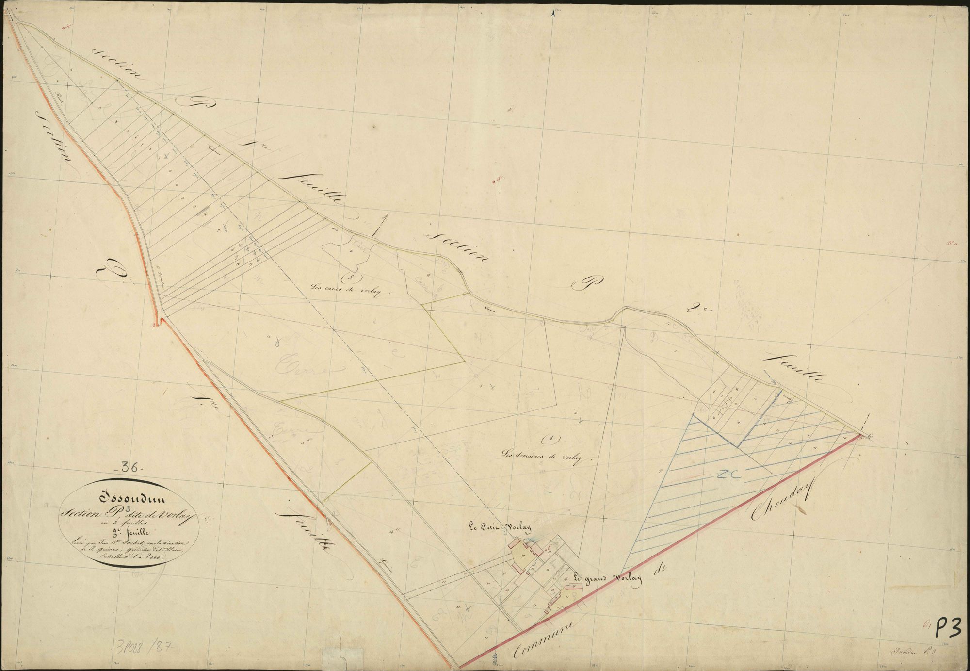 Issoudun - Section P3, dite de Vorlay.