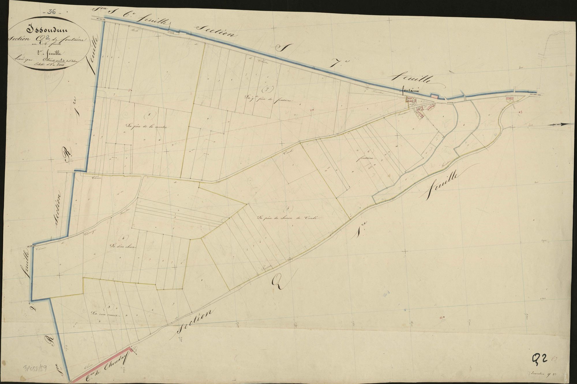 Issoudun - Section Q2, dite de Fontaine.