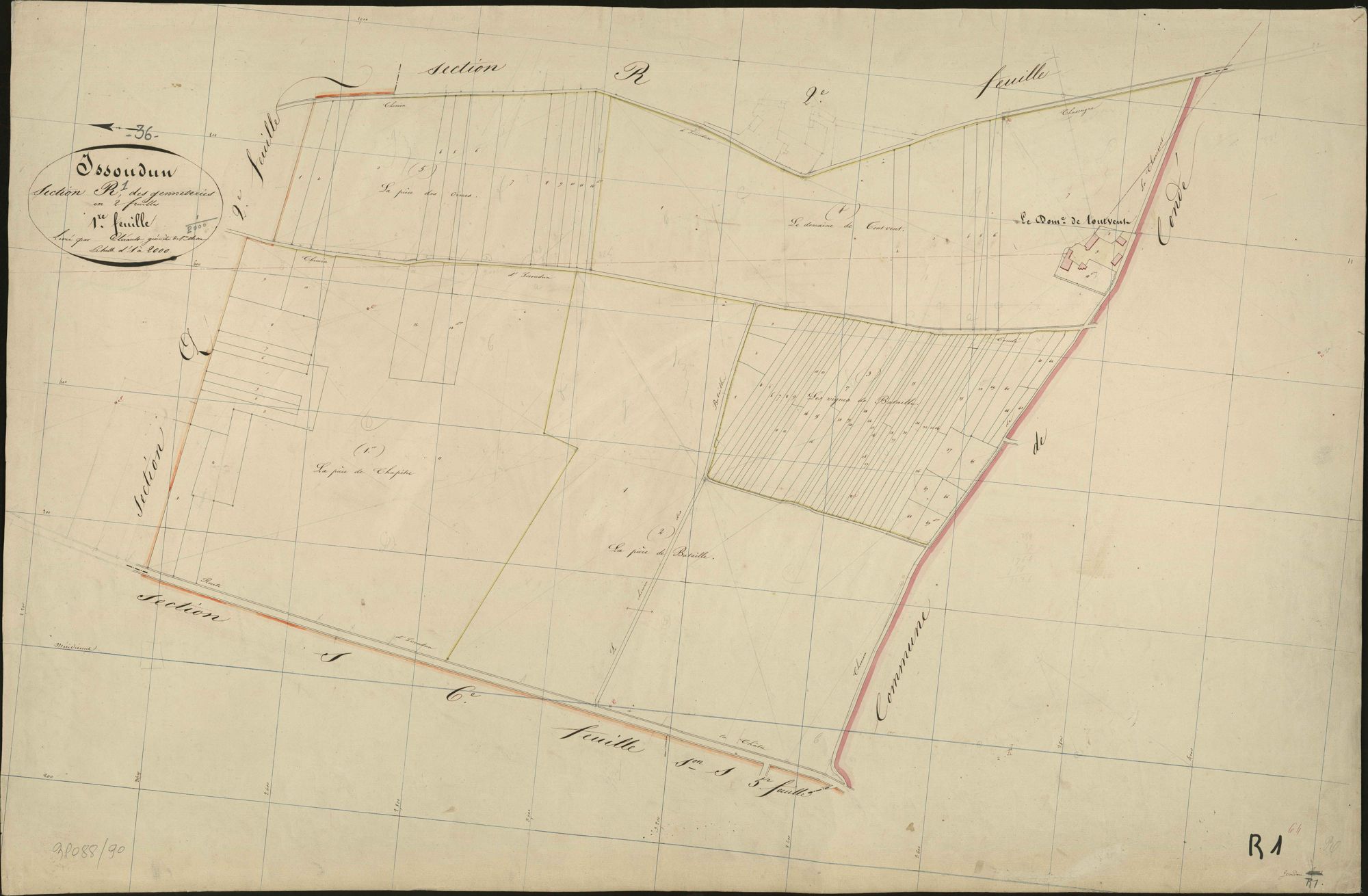Issoudun - Section R1, dite des Genneteries.