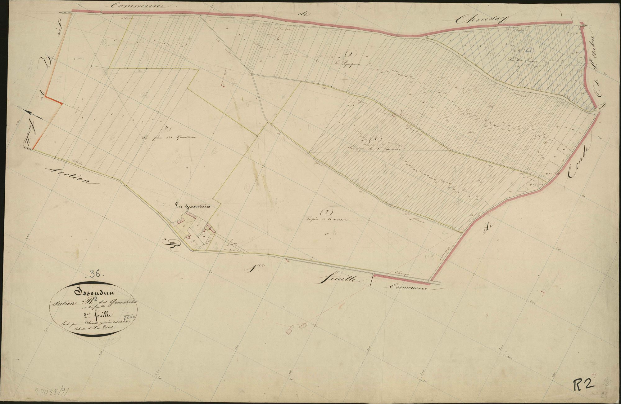 Issoudun - Section R2, dite des Genneteries.