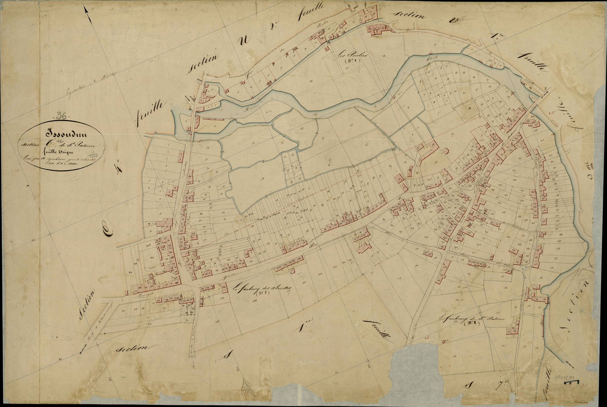Issoudun - Section T, dite de Saint-Paterne.