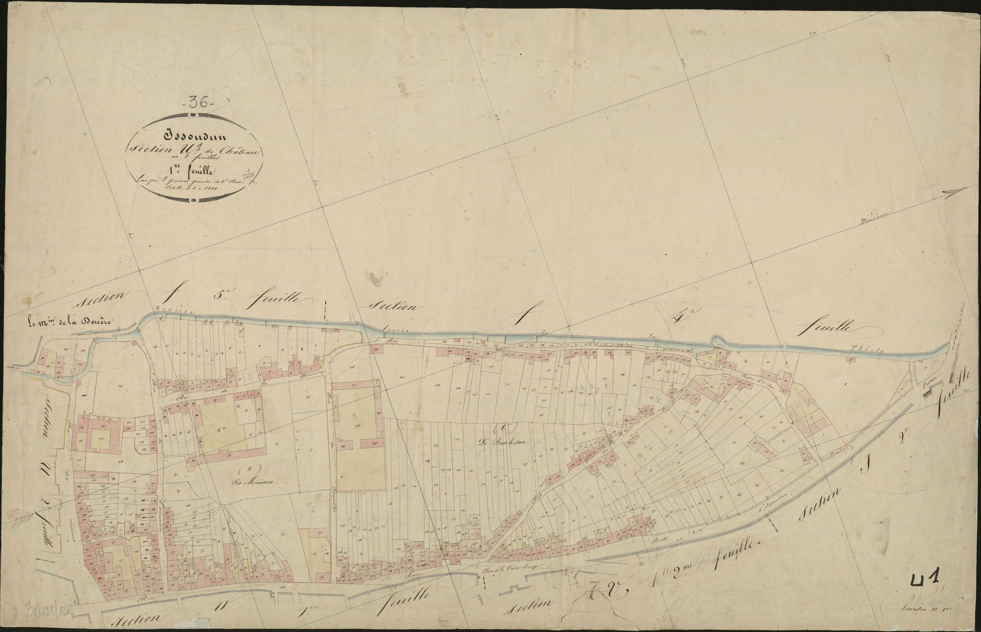 Issoudun - Section U1, dite du Château.
