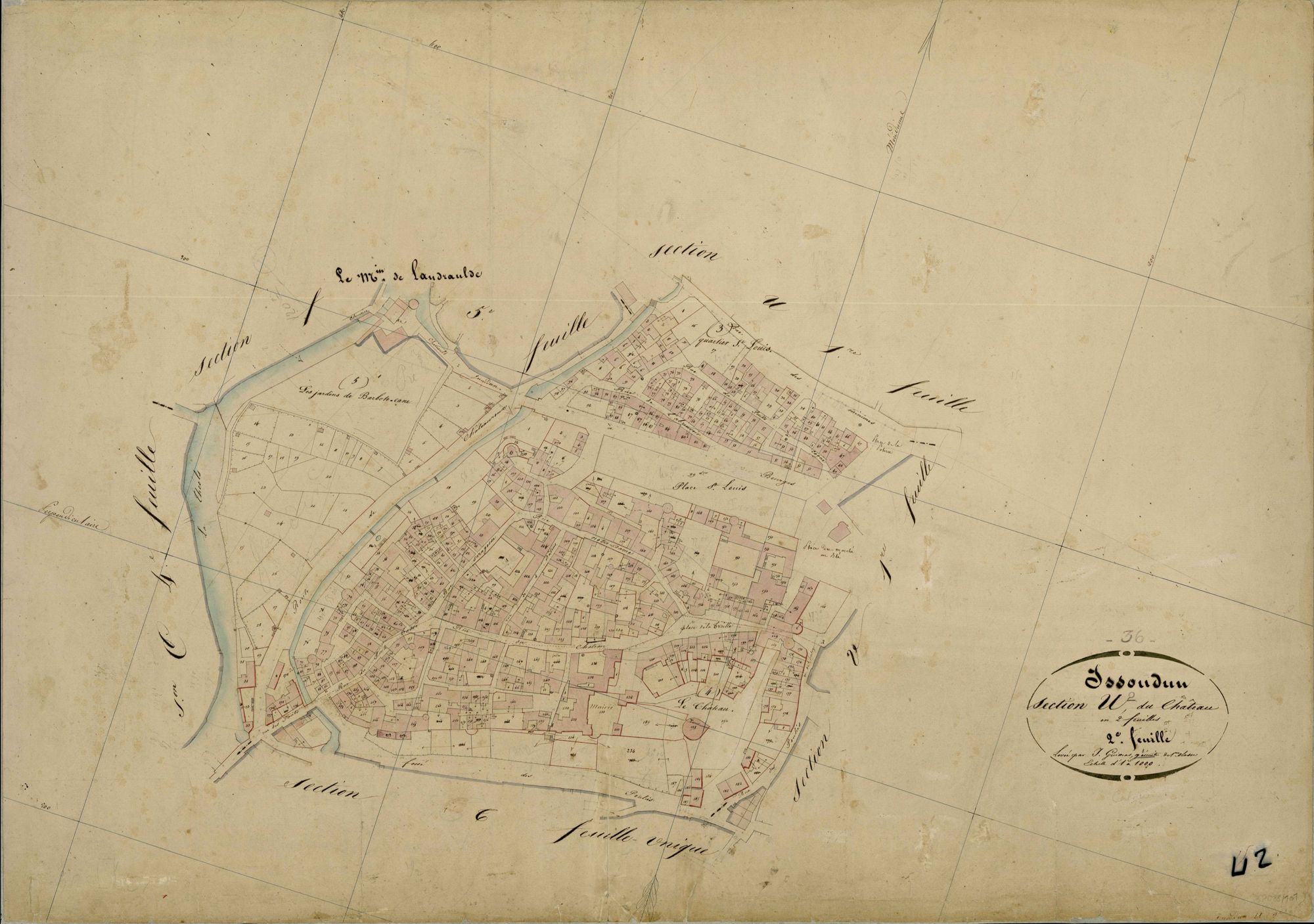 Issoudun - Section U2, dite du Château.