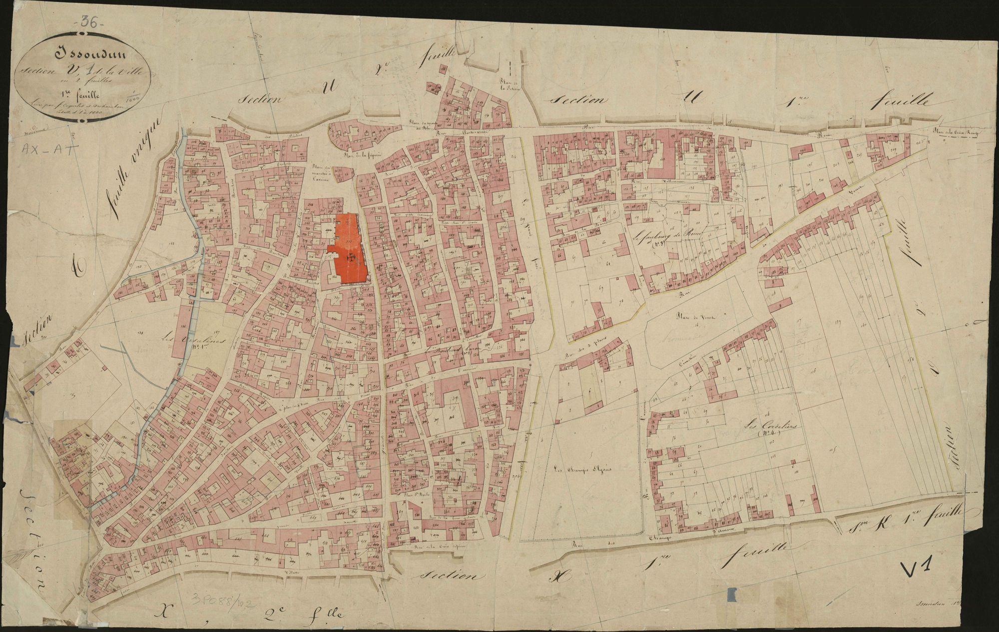 Issoudun - Section V1, dite de la Ville.