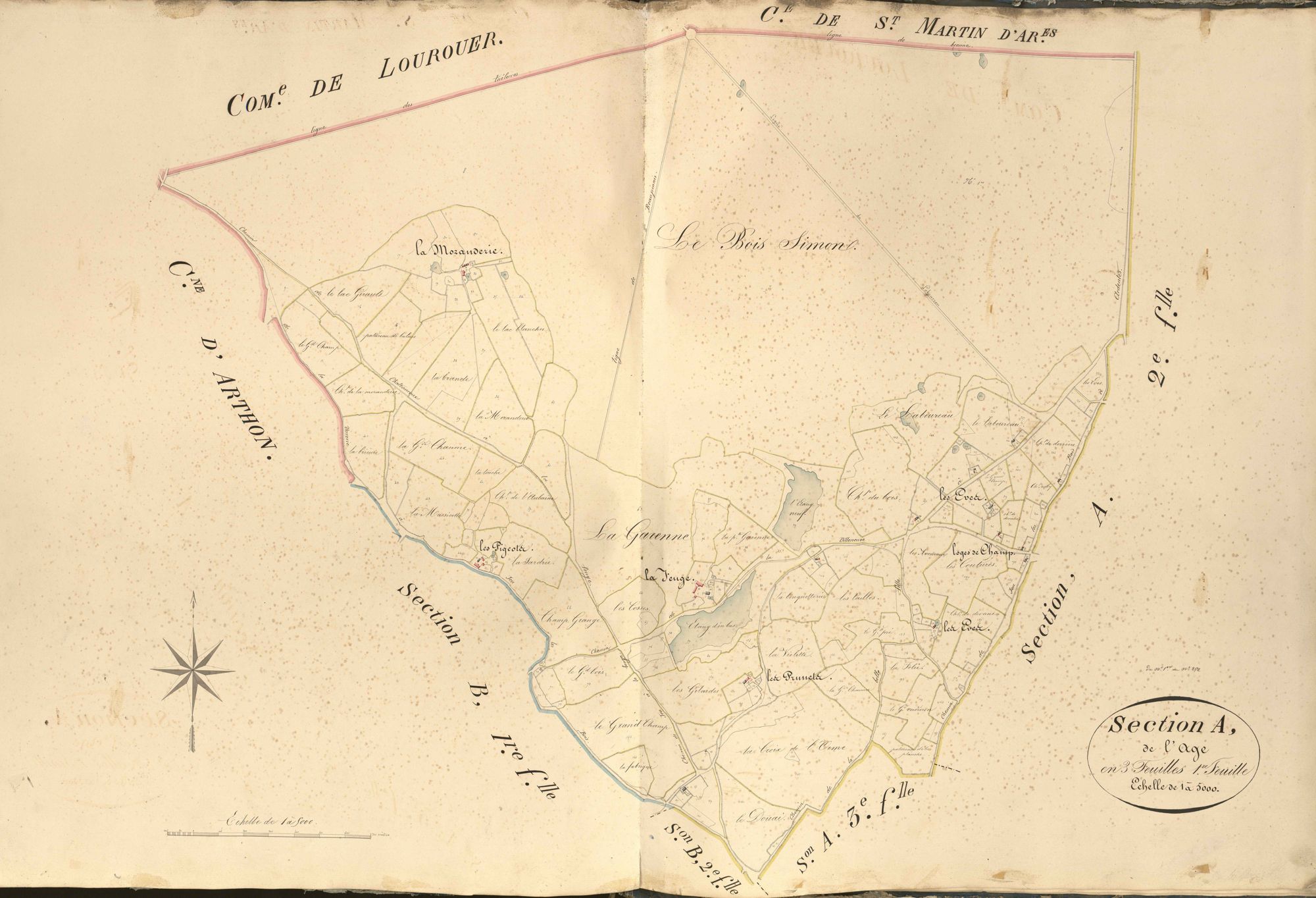 Jeu-les-Bois - Section A1, dite de L'Age.