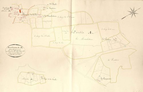 Jeu-les-Bois - Sections A et B, développement partiel.