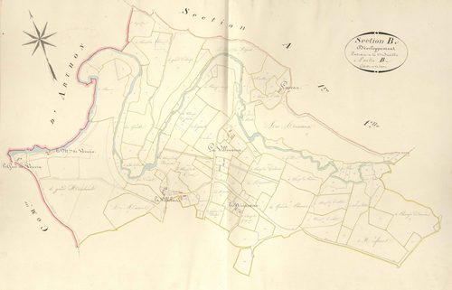 Jeu-les-Bois - Section B, feuille de développement.