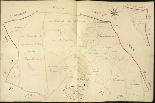 Jeu-Maloches - Section A1, dite de Boutelaie.