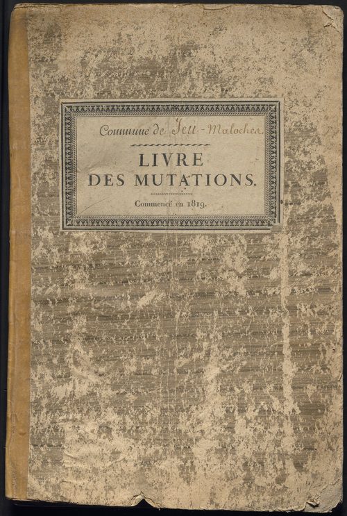 Jeu-Maloches - Livre des mutations des propriétés