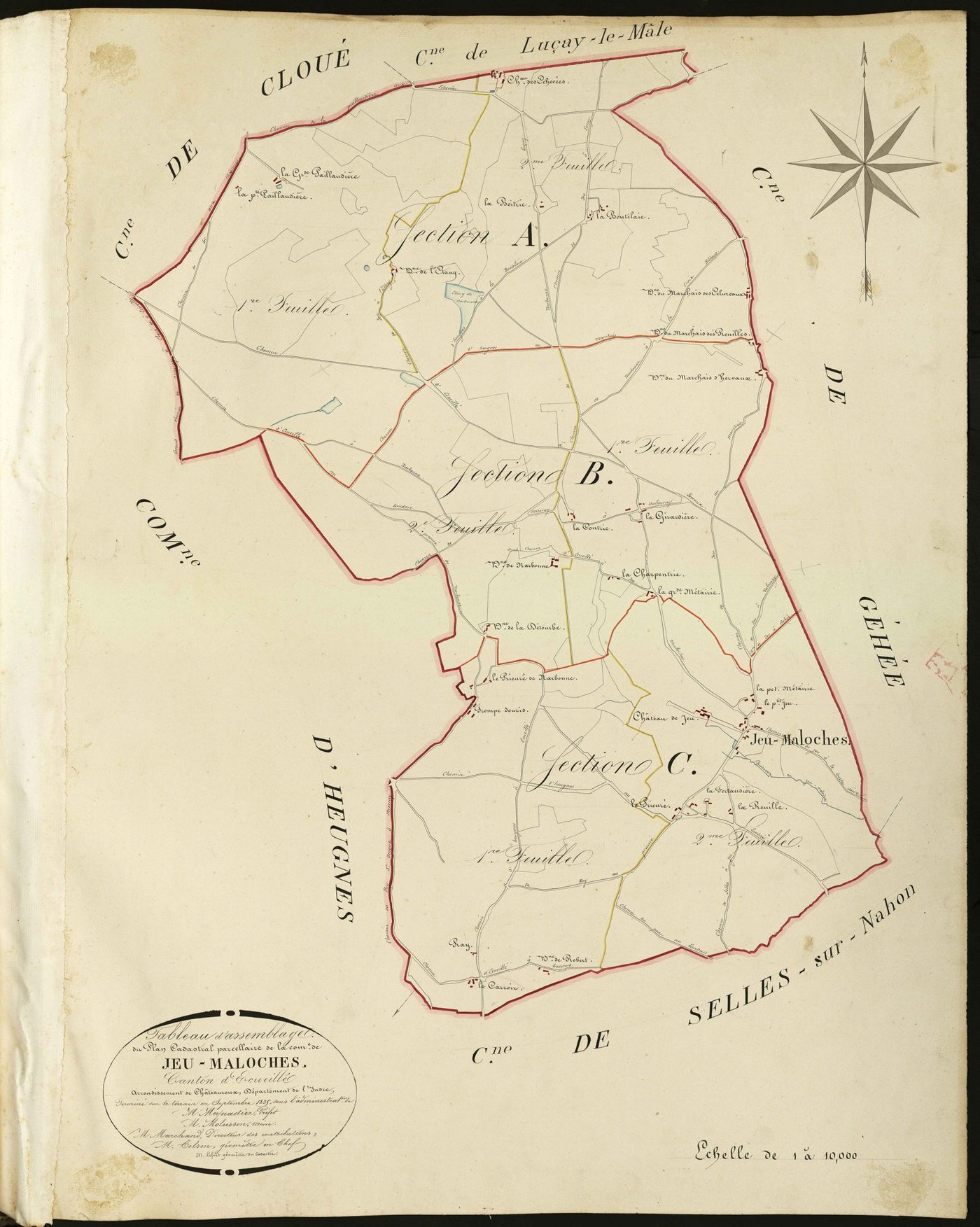 Jeu-Maloches - Tableau d'assemblage.