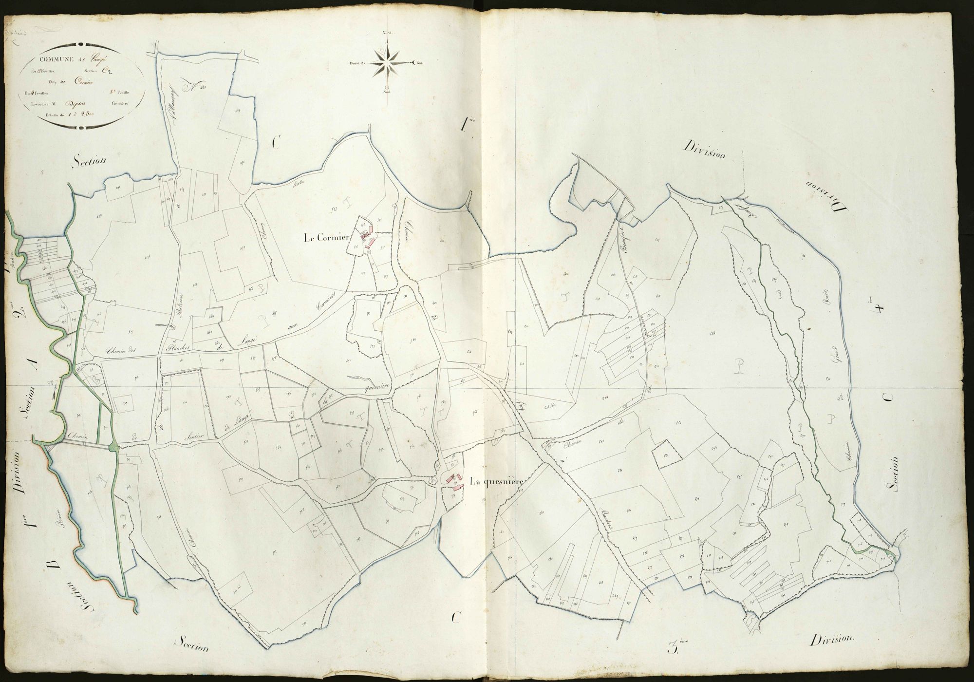 Langé - Section C2, dite du Cormier.