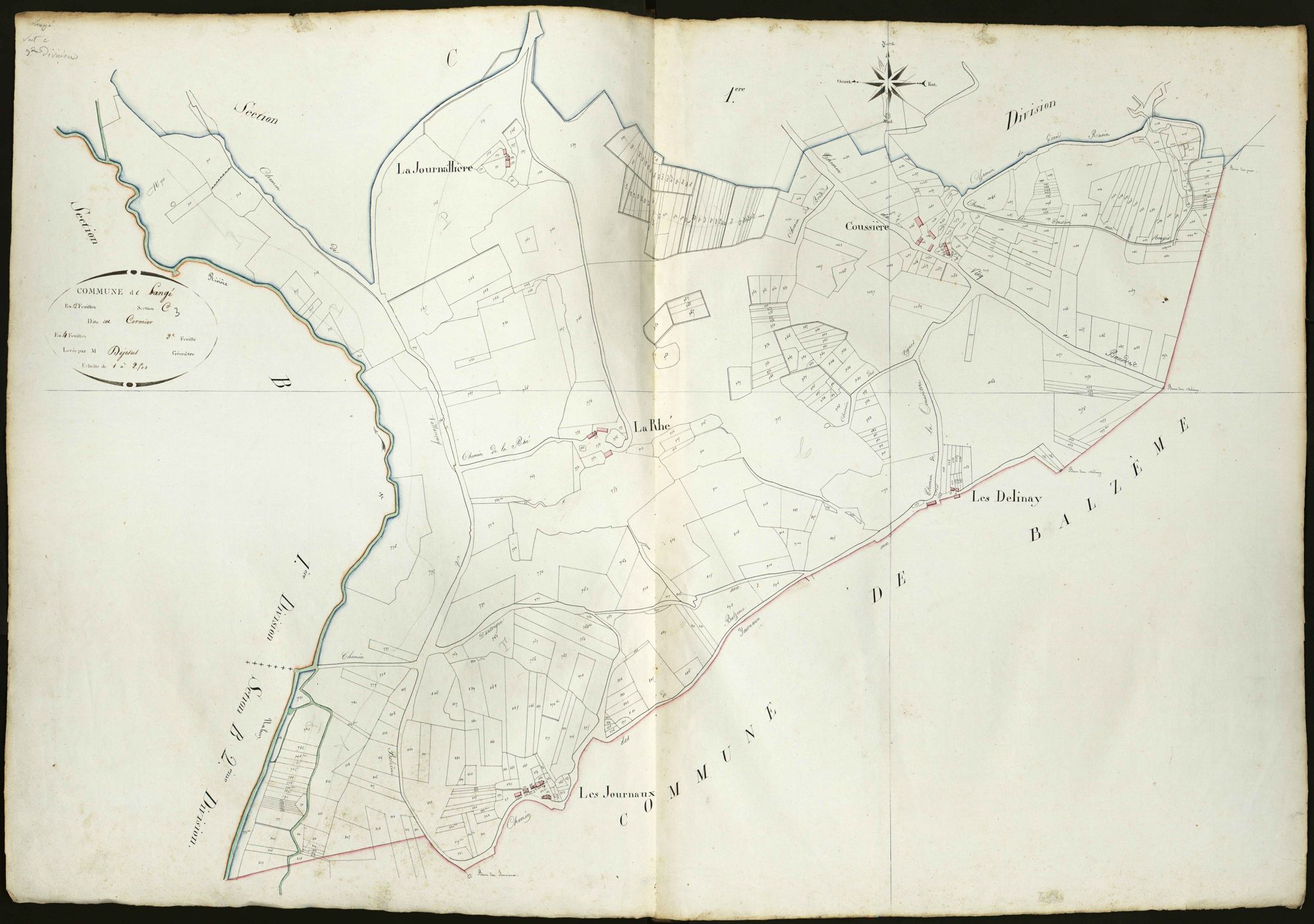 Langé - Section C3, dite du Cormier.