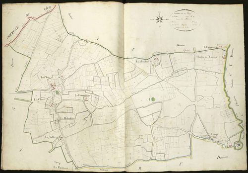 Langé - Section A2 dite de la Mercerie.