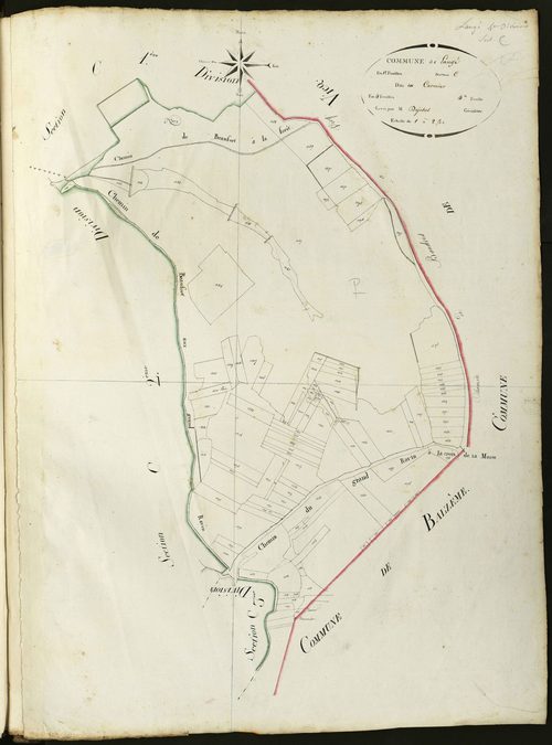 Langé - Section C4, dite du Cormier.