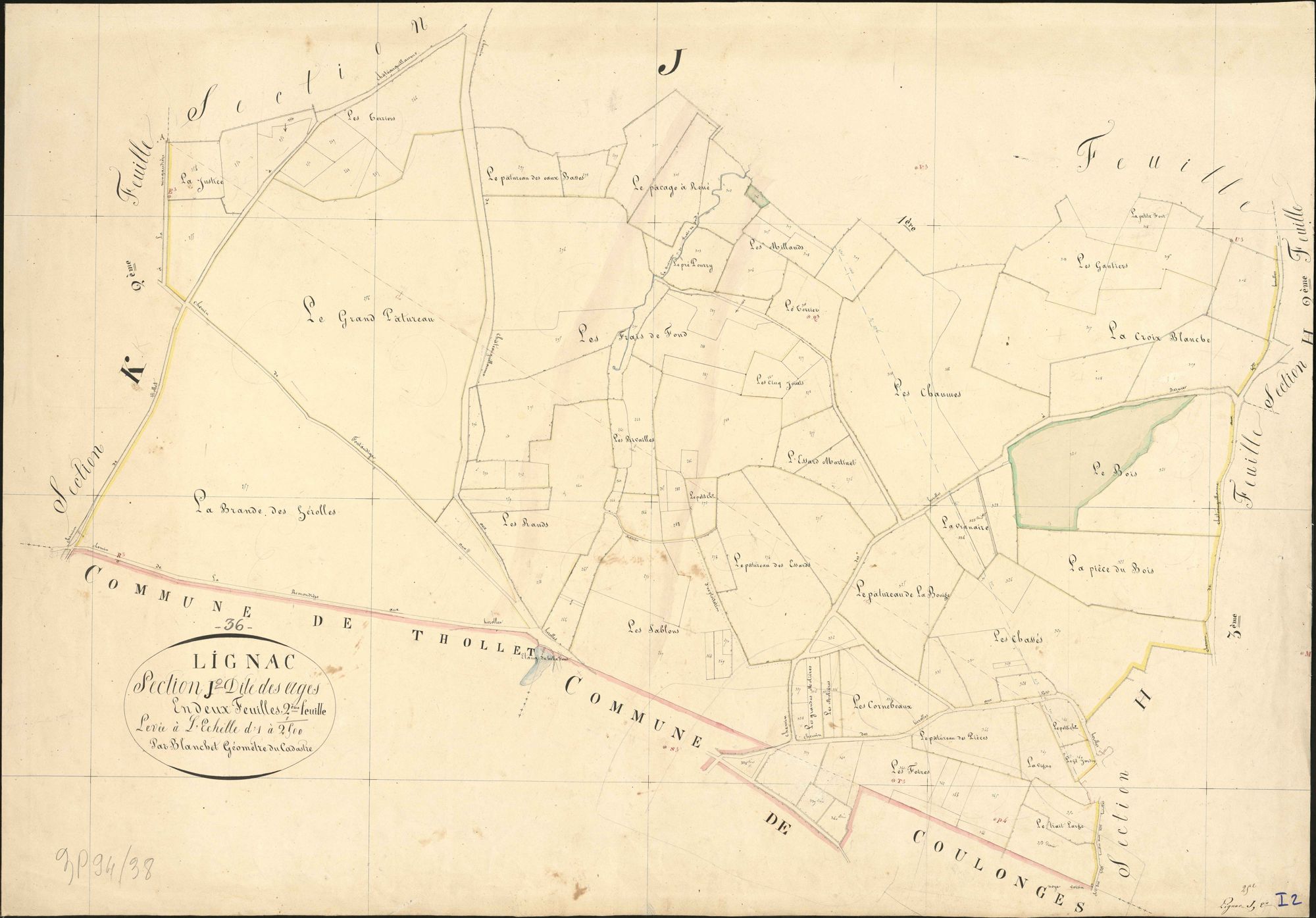 Lignac - Section J2, dite des Ages.