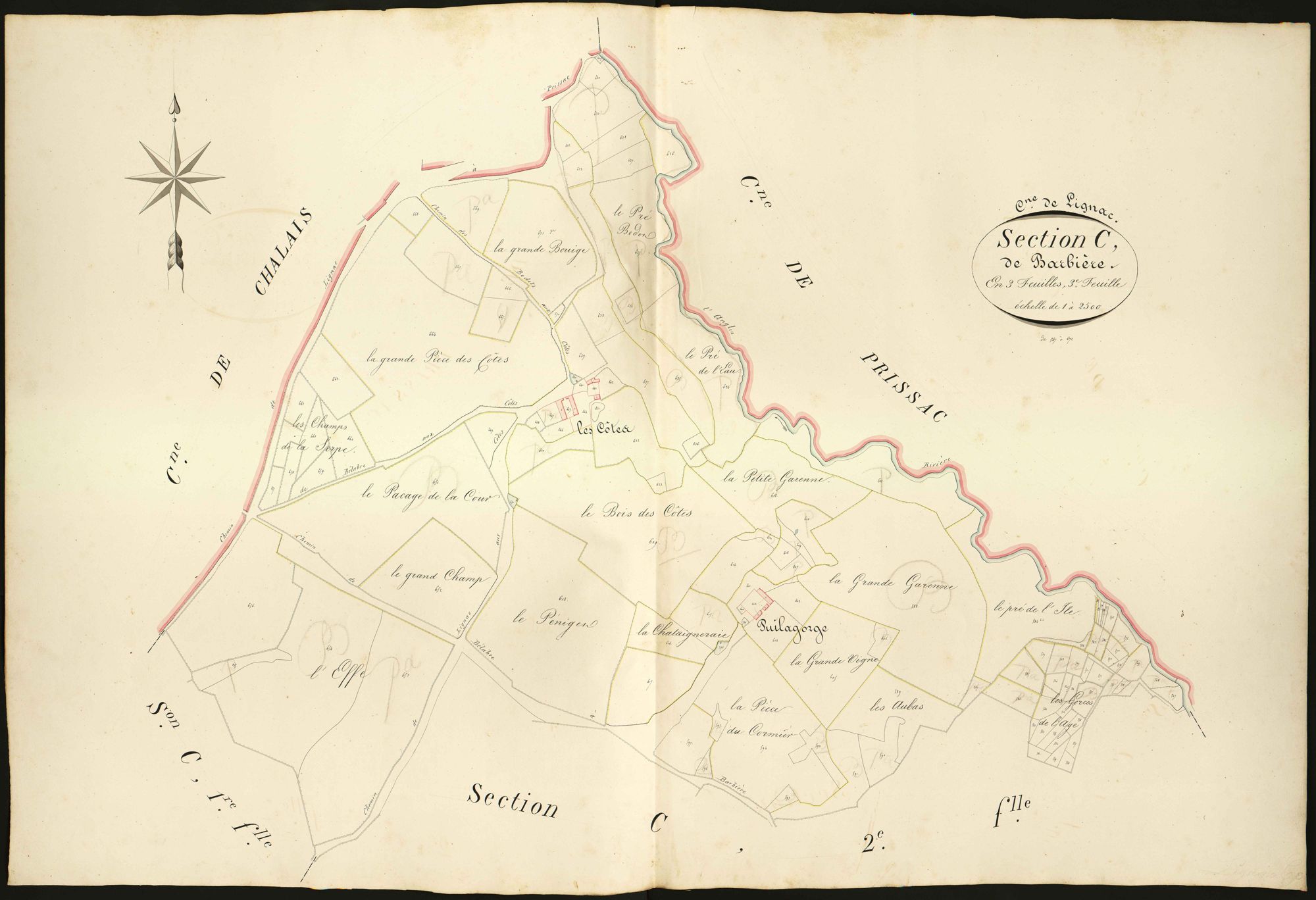 Lignac - Section C3, dite de Barbière.