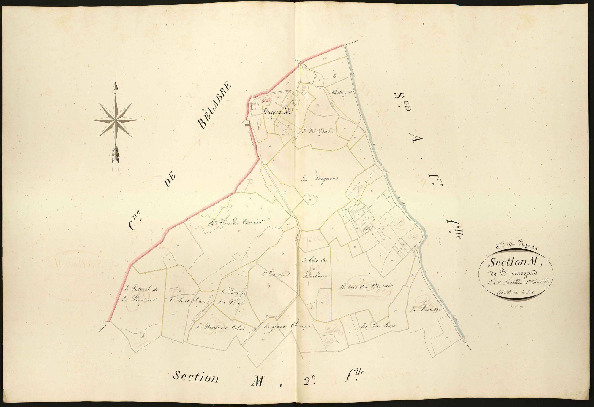 Lignac - Section M1, dite de Beauregard.