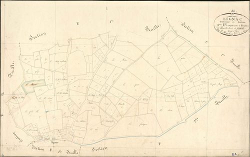Lignac - Section E2, dite d' Aiguefoux.