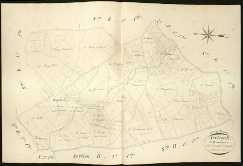 Lignac - Section E3, dite d'Aiguefoux.