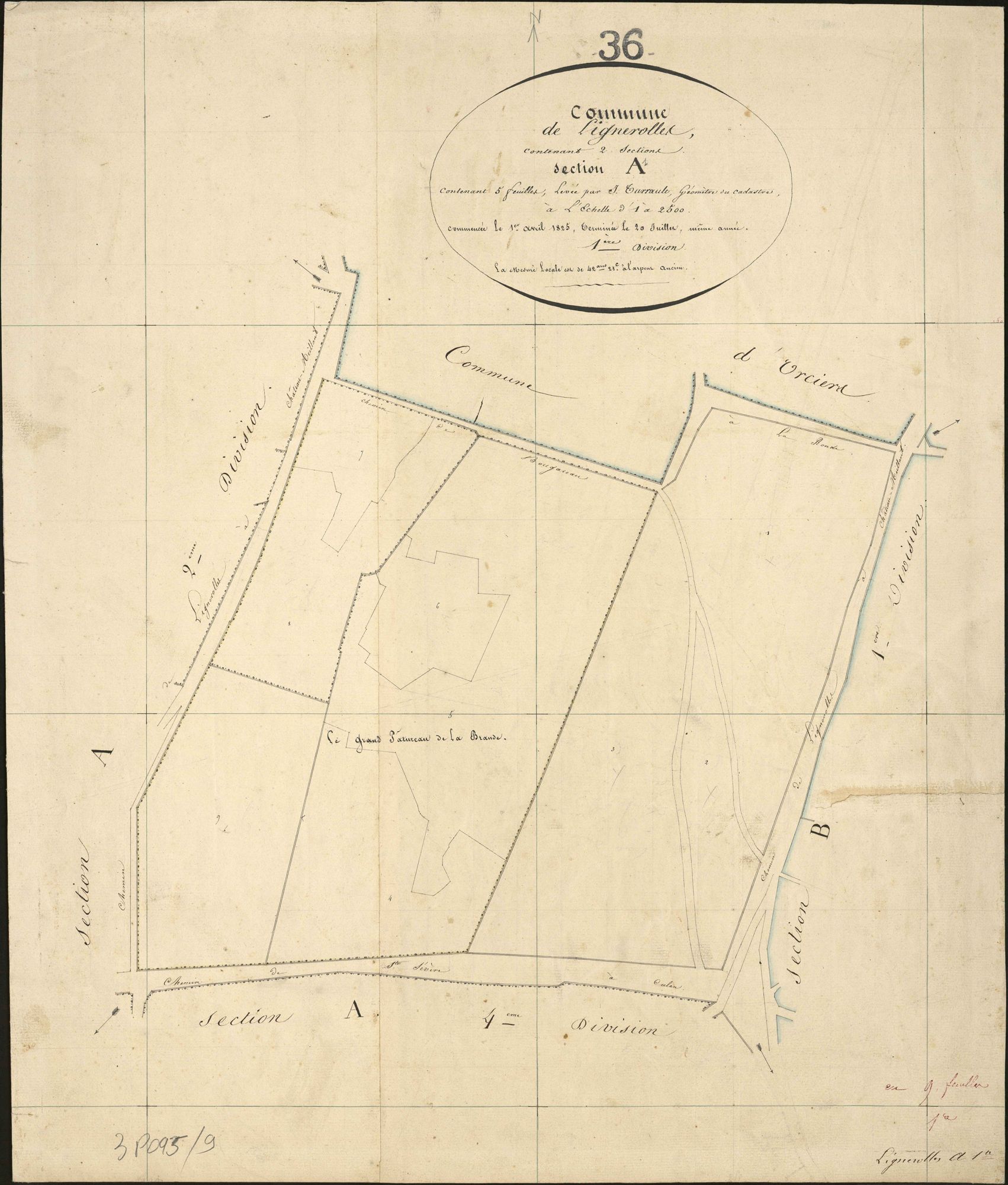 Lignerolles - Section A1.